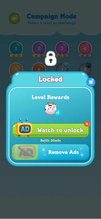 Campaign Mode level select
